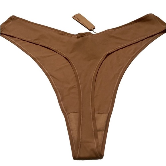 NWT Skims Jelly sheer Dipped sienna thong size 4X - Picture 6 of 7